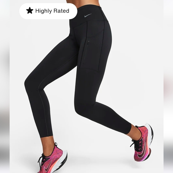 Nike Go Legging - Mid Rise - ⅞ length - black - Picture 3 of 16